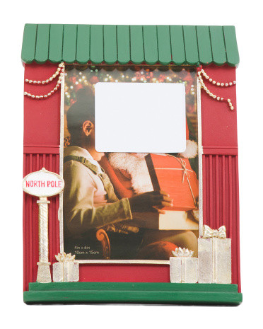 4x6 North Pole House Table Top Picture Frame | TJ Maxx