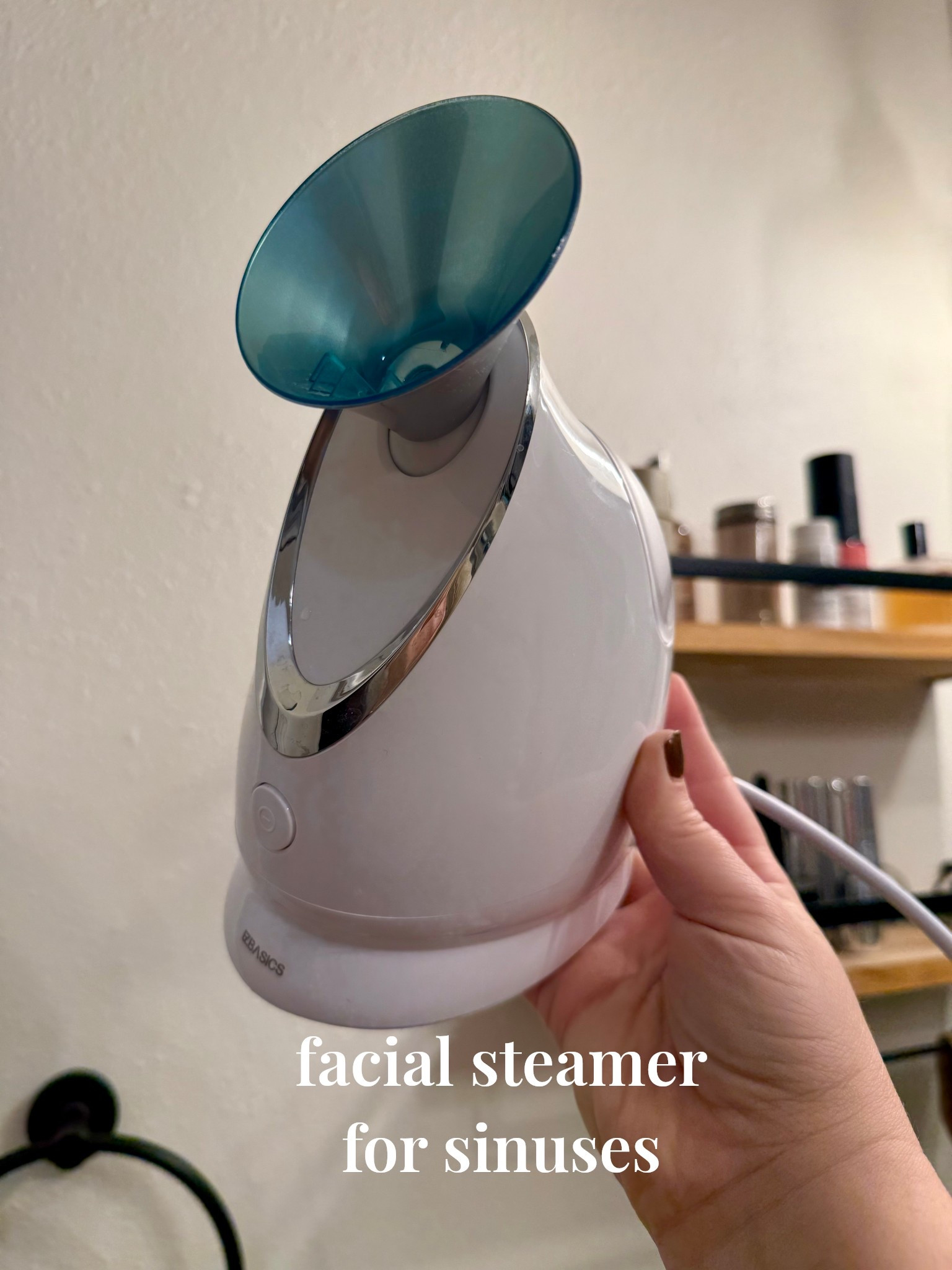 If you haven’t tried a facial steamer for sinuses and congestion, you are missing out! This is my favorite thing to help clear out passages.
