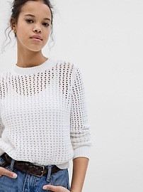 Crochet Crewneck Sweater | Gap (US)