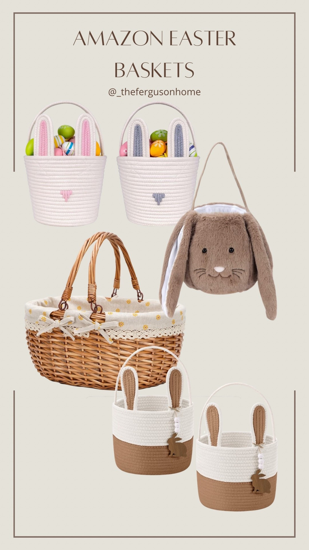 Amazon Easter Baskets 🤍 

#LTKSeasonal #LTKmomlife