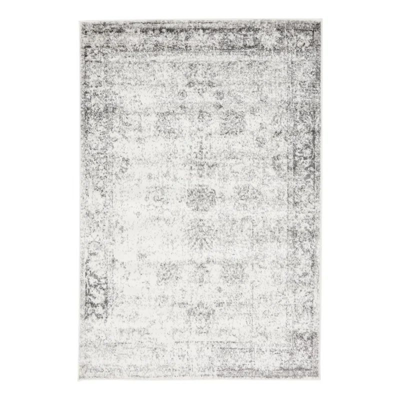 Brandt Floral Area Rug in Gray | Wayfair North America