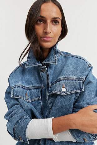 Australian Cotton Denim Shacket | Country Road (AU)