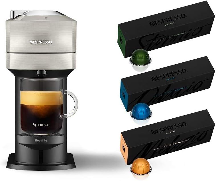 Nespresso Vertuo Next Coffee & Espresso Machine NEW by Breville, Light Grey, Coffee Maker and Esp... | Amazon (US)