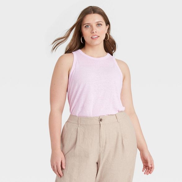 Women's Linen Tank Top - A New Day™ | Target