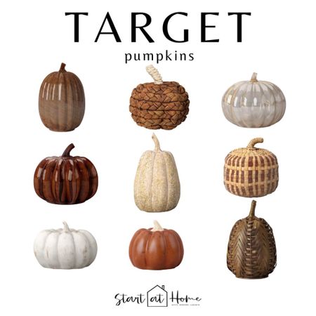 Target pumpkins, fall decor, Brooke start at home 

#LTKhome #LTKSeasonal #LTKHalloween