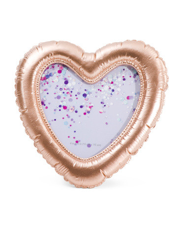 4X4 Balloon Heart Tabletop Picture Frame | TJ Maxx