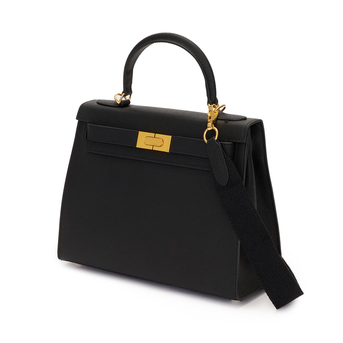 Pre Order Supersize Evie Leather Bag Black | Lily and Bean