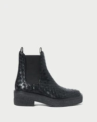Raquel Black Woven Chelsea Boot | Loeffler Randall