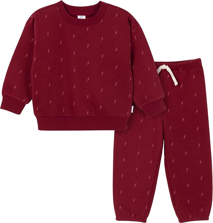 Gerber baby-boys Baby Boys Toddler 2-piece Fleece Sweatshirt and Jogger Set | Amazon (US)