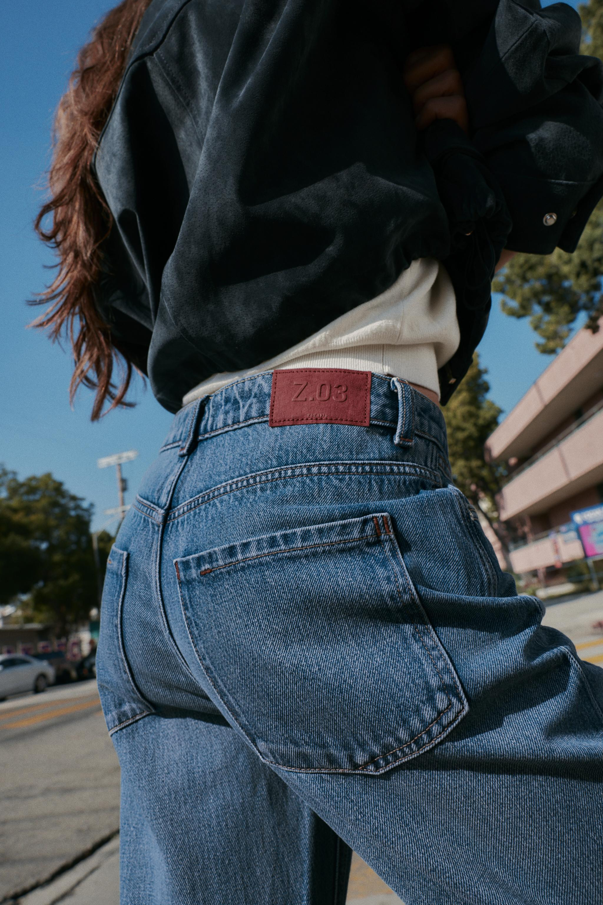 Z1975 STRAIGHT HIGH-WAIST LONG LENGTH JEANS | Zara AU