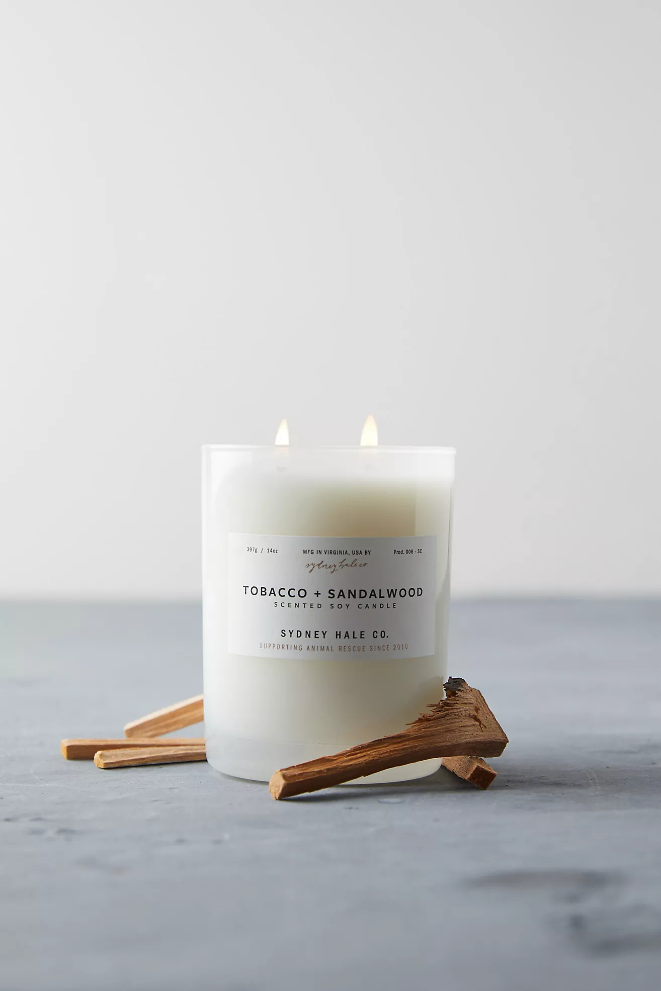 Sydney Hale Candle, Tobacco + Sandalwood | Anthropologie (US)