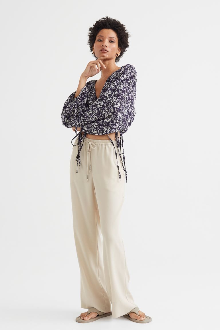 Wide-cut Pull-on Pants | H&M (US + CA)