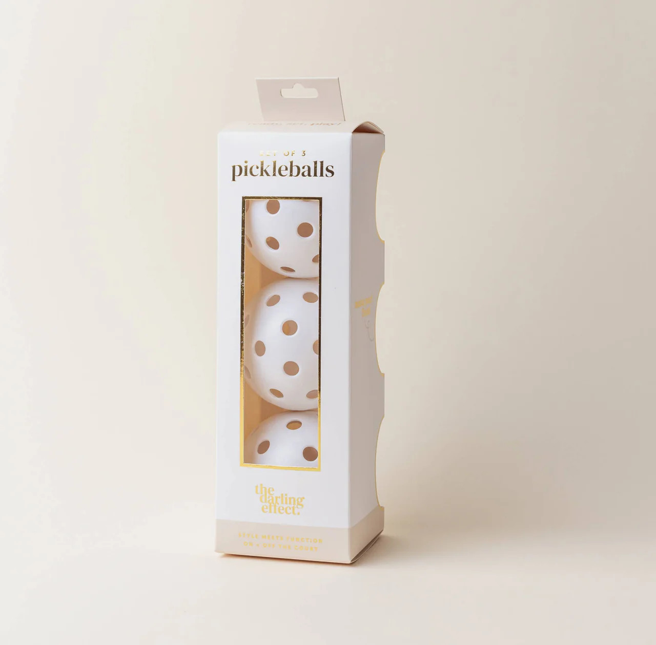 White Pickleball Ball Set | Lilla & Beth