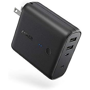 Anker PowerCore Fusion 5000, Portable Charger 5000mAh 2-in-1 with Dual USB Wall Charger, Foldable... | Amazon (US)