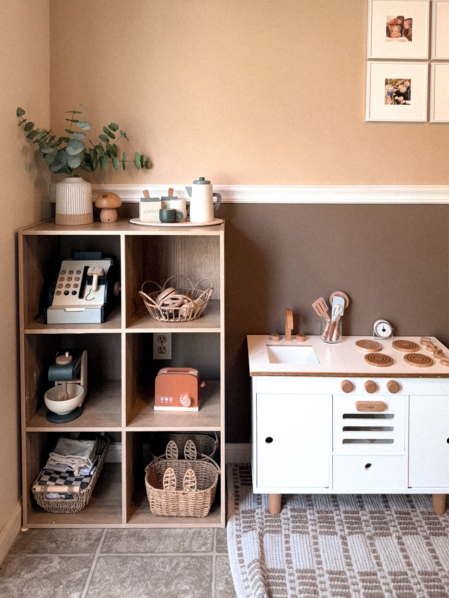 it’s been a very unproductive day so I did what I do best, organized the kids toys for a quick dopamine boost lol upcycled our old cubicle and turned it into a display for their Montessori play kitchen accessories ⏲️🍳 

#LTKhome #LTKfamily #LTKkids