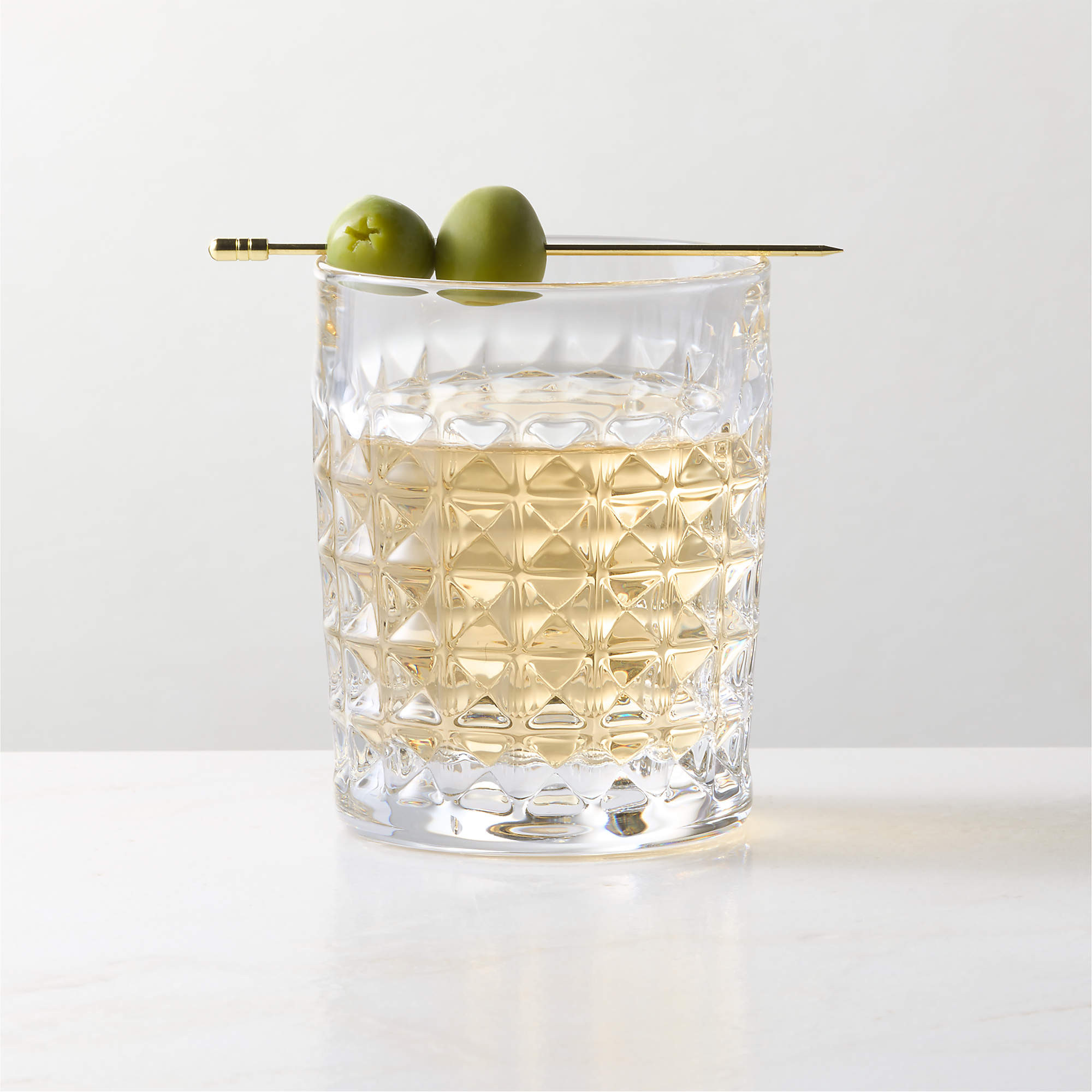 Kaya Double Old-Fashioned Glass | CB2 | CB2