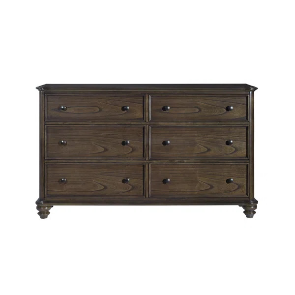 Quezada 6 Drawer 62" W Double Dresser | Wayfair North America