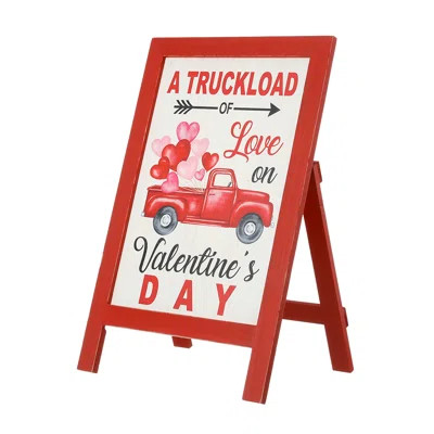 Valentine's Wooden Truck Porch Sign | Wayfair North America