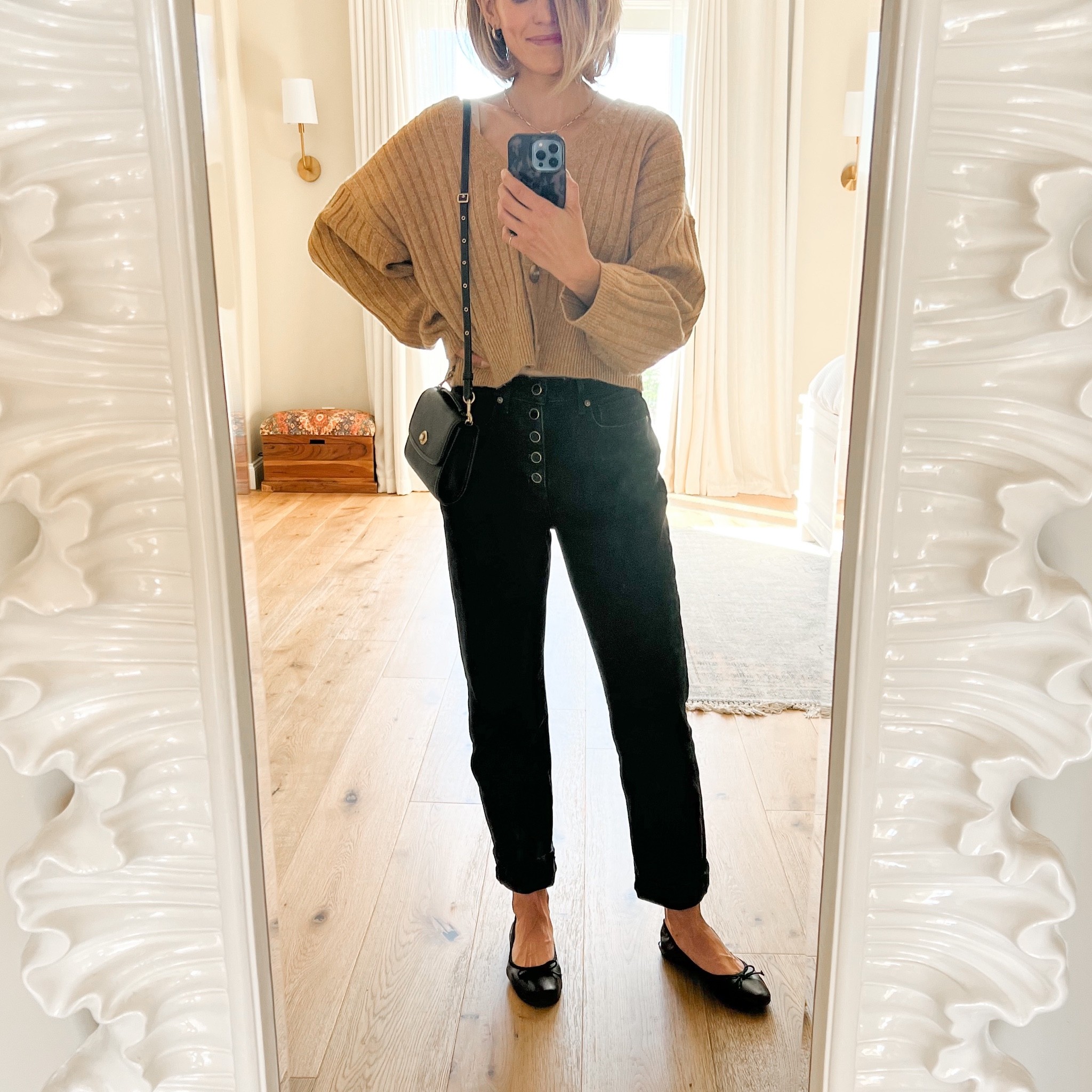 I’m really not a selfie person, but a few of you have reached out to ask for more daily looks images. I’m not like most bloggers — I don’t have a photographer and a team of people managing my blog — I’m a one-woman show. So, if you don’t mind me sharing looks in this format, I can oblige ☺️ … starting with perhaps one of my favorite fall color combos: black and camel 🖤🐪 

#LTKstyletip #LTKunder100 #LTKSeasonal