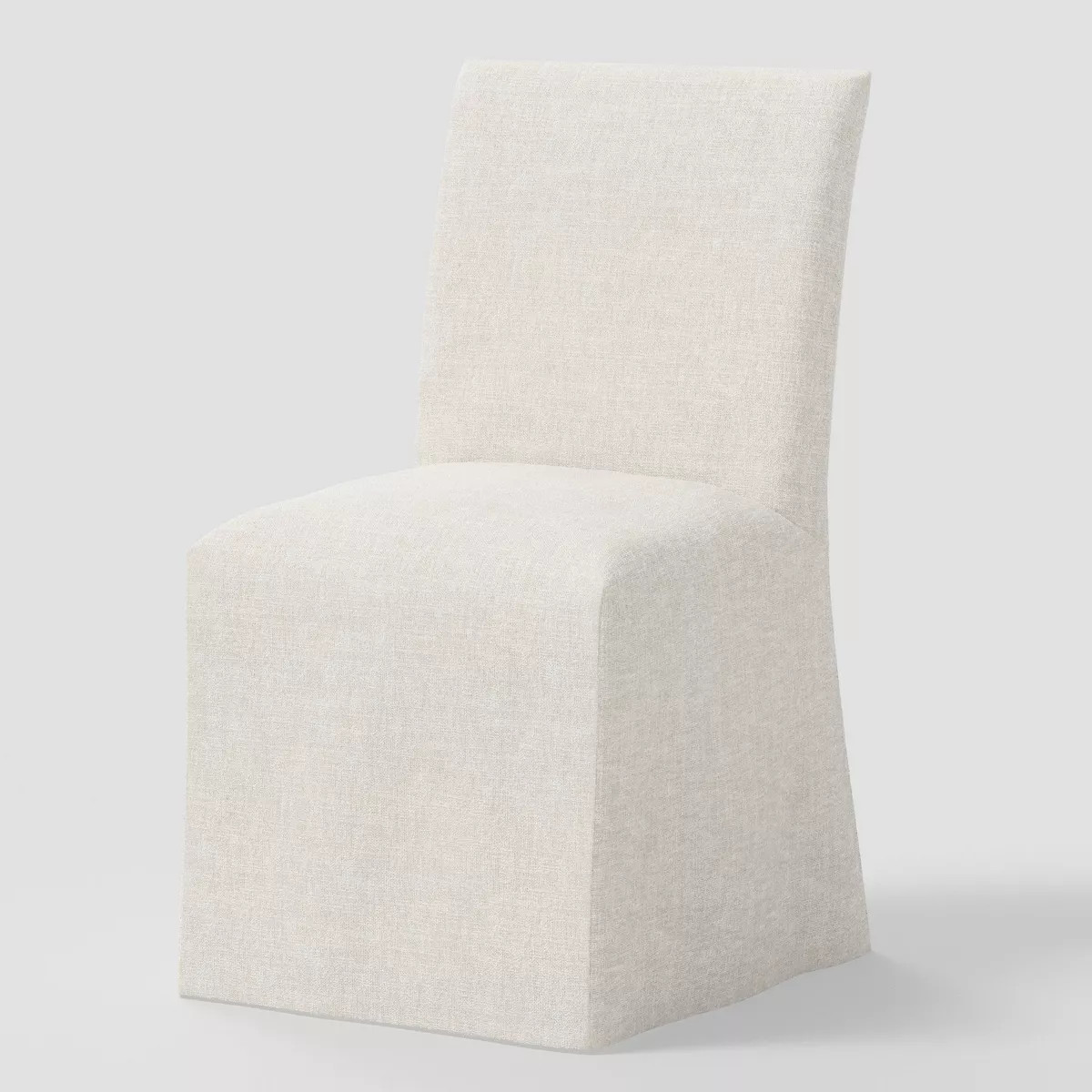 Kay Slipcovered Dining Chair in Performance Textured Weave Flax - Threshold™ | Target