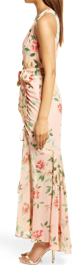 Floral Gathered Dress | Nordstrom