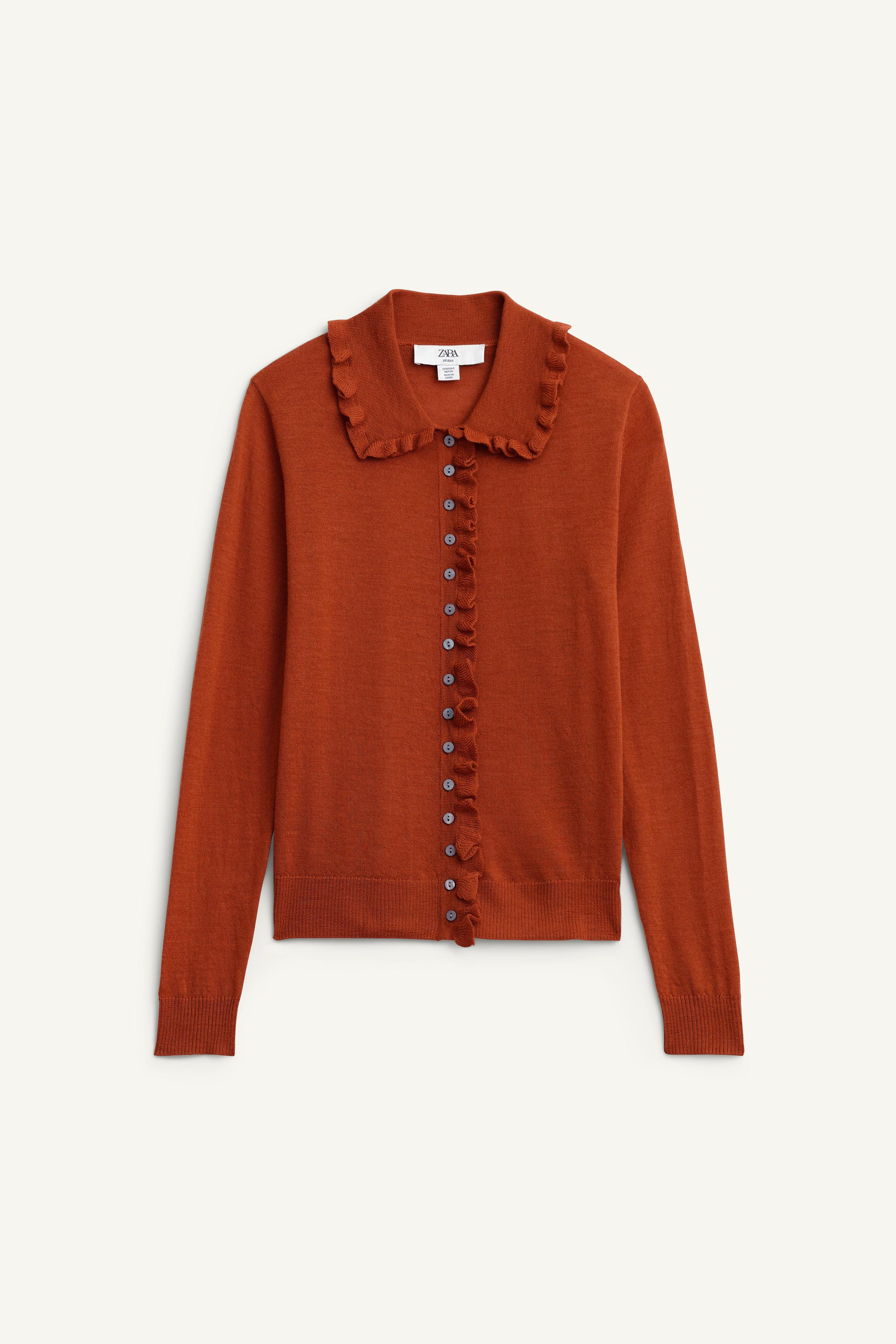 100% WOOL RUFFLED LIMITED EDITION JACKET | Zara US