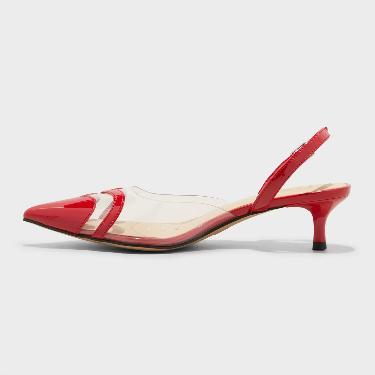 Women's Eleanor Heart Slingback Heels - A New Day™ | Target