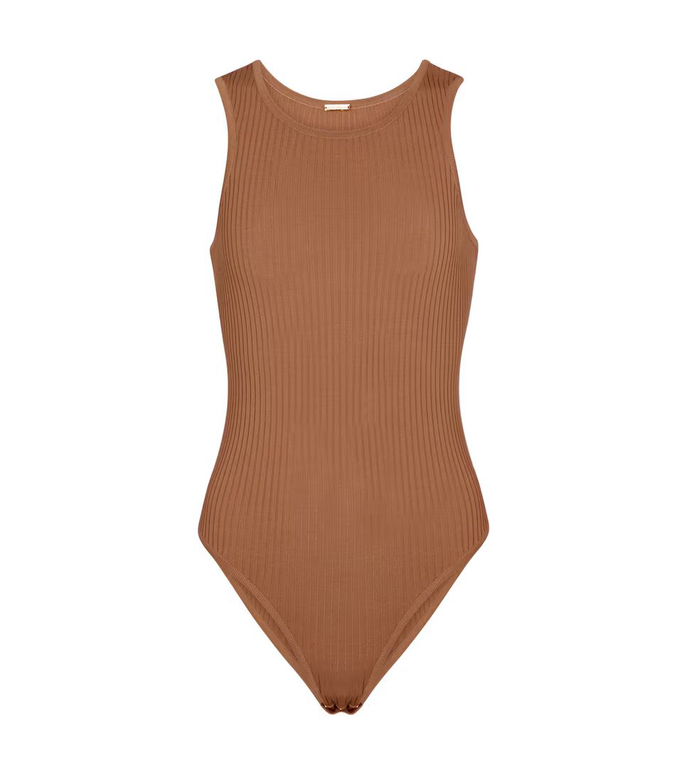 Ribbed-knit bodysuit | Mytheresa (UK)