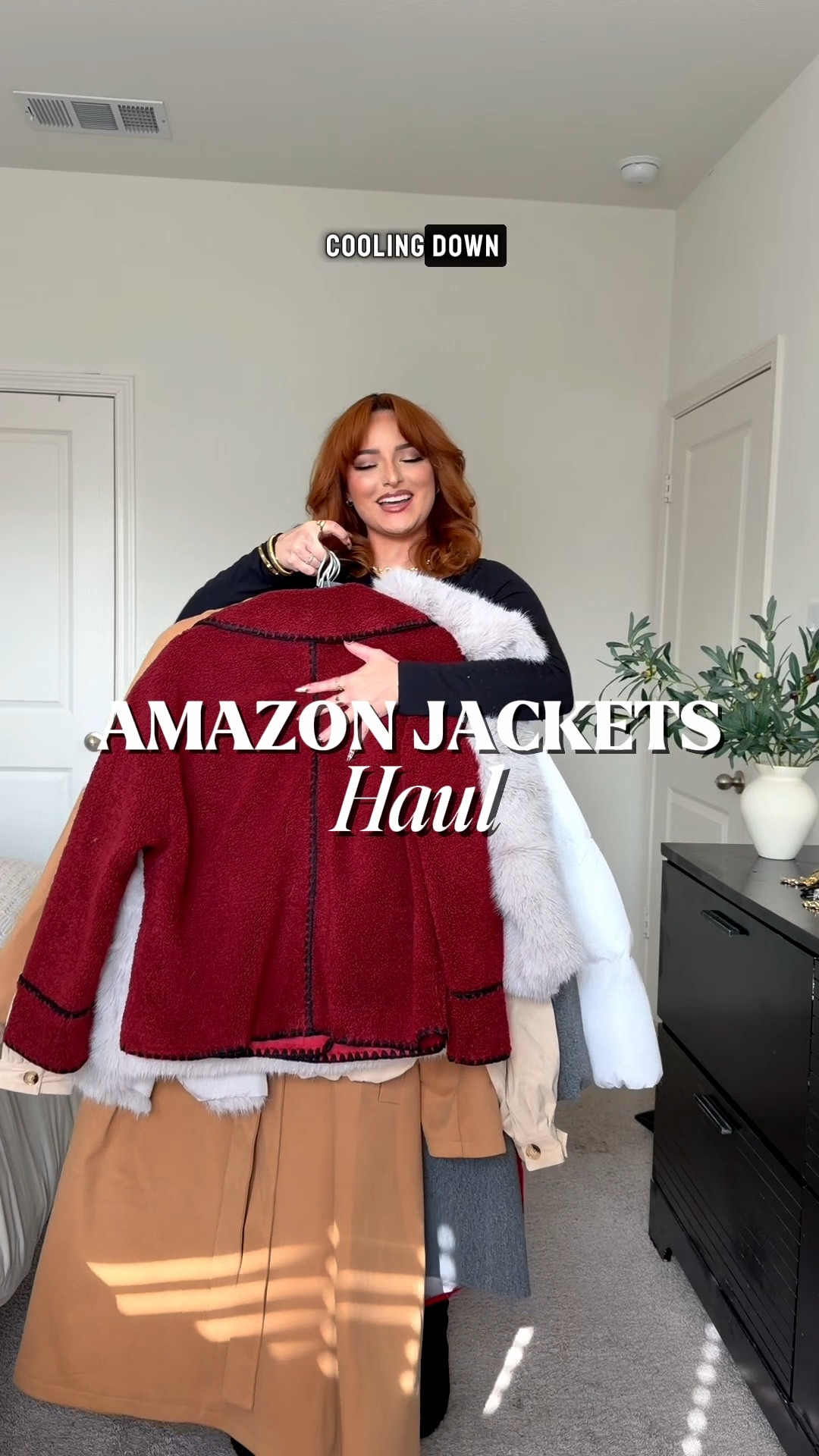 Fall winter coats | coat ideas
 Leggings: XL 
Turtleneck: XL 
Olive trench: XL 
Red coat: XL
 Faux fur: L 
Burgundy:L 
White puffer: L linked similar 
Aviator jacket: L 
Camel color coat: XL 
Suede cropped: L 
Grey coat: XL