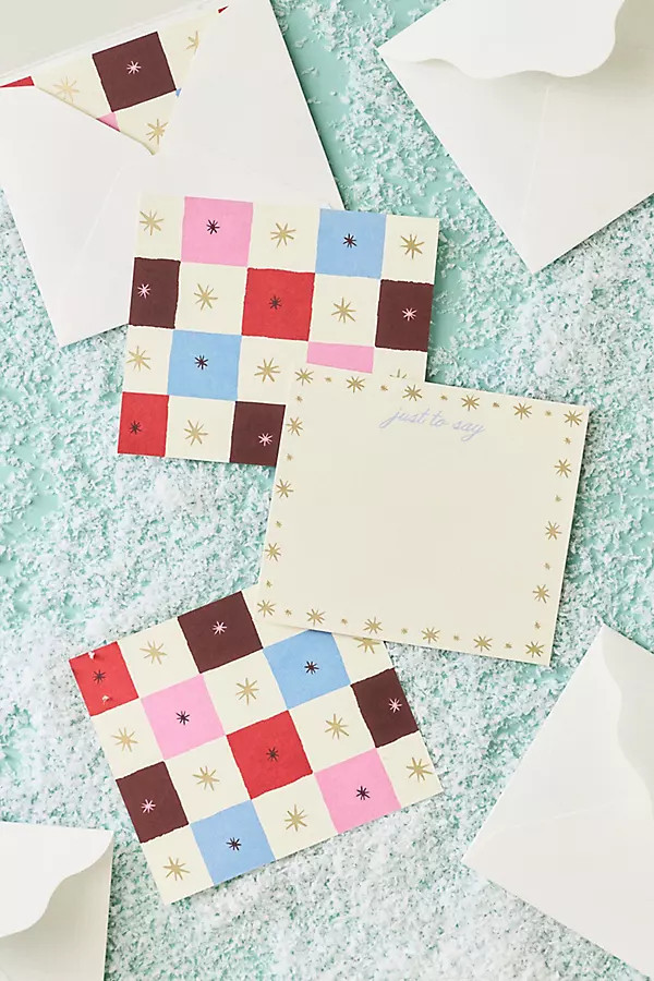 x Anthropologie Mini Notecard Hanging Gift Set | Anthropologie (US)