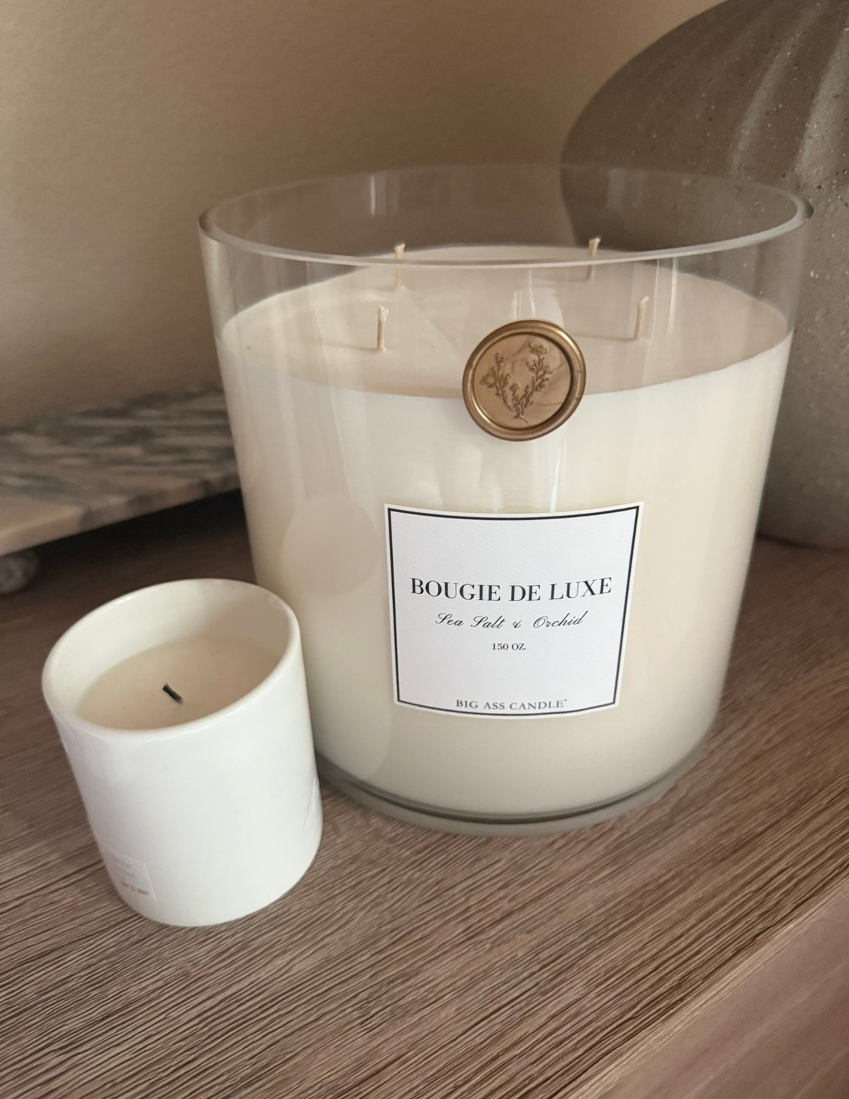 ✨ Take 15% OFF sitewide on these candles with my code MILLENNIALS on LTK!
The statement candle I’ve always wanted is finally here 🕯️
Such a good time to grab one if it’s been on your wishlist — as seen on Shark Tank!
It’s huge and seriously extreme luxury — I put it next to a regular-size candle so you can see the difference.

#LTKHome #LTKSaleAlert #LTKmomlife