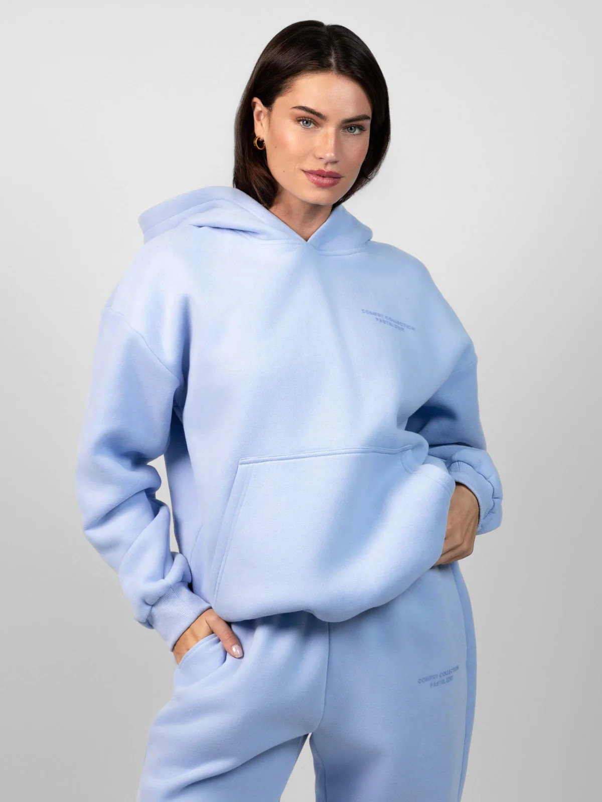 Comfrt Pastel Hoodie | Periwinkle | Blue | Oversized | L | Large | Comfrt