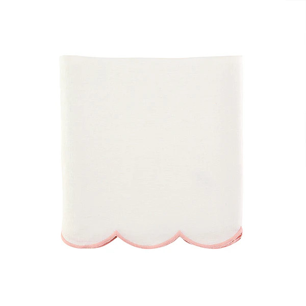 Scallop Crib Skirt in Blush | Caitlin Wilson Design