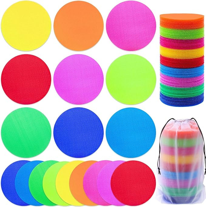90 Pcs Carpet Markers Floor Dots, Shynek Carpet Dots for Classroom Carpet Markers for Teacher Sup... | Amazon (US)