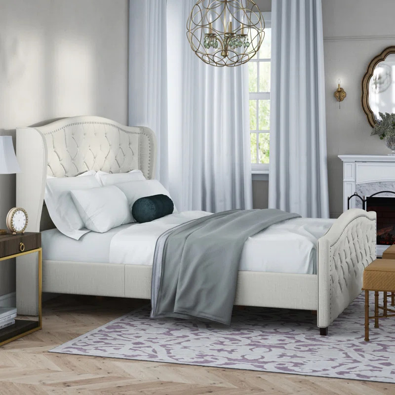 Coleman Upholstered Wingback Bed | Wayfair North America