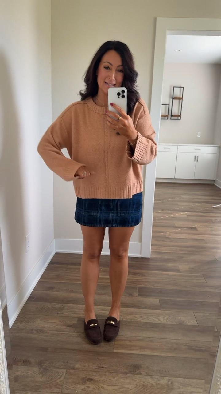 Weekly @Target  Tuesday finds! Softest sweater, sized up to a large! Skirt is cute but way too short for me as a mom!

#LTKootd #LTKSeasonal #LTKdayinmylife