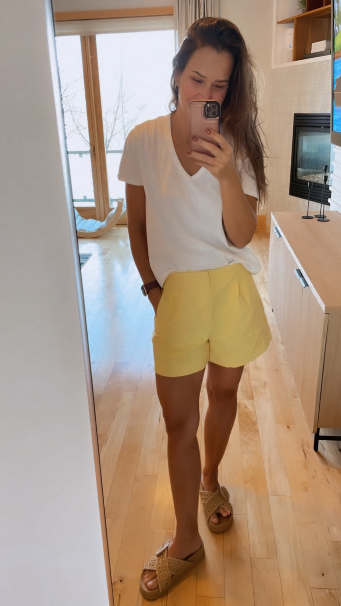 High-Rise Tailored Shorts

Designed with a fly hook and zipper, they feature two side pockets to add functional flair to your look, while the solid hue makes for easy pairing with different tops. Available in multiple colors.

Top: medium for an oversized fit
Bottoms: 2
Shoe: 8


#LTKxTarget #LTKsalealert #LTKfindsunder50