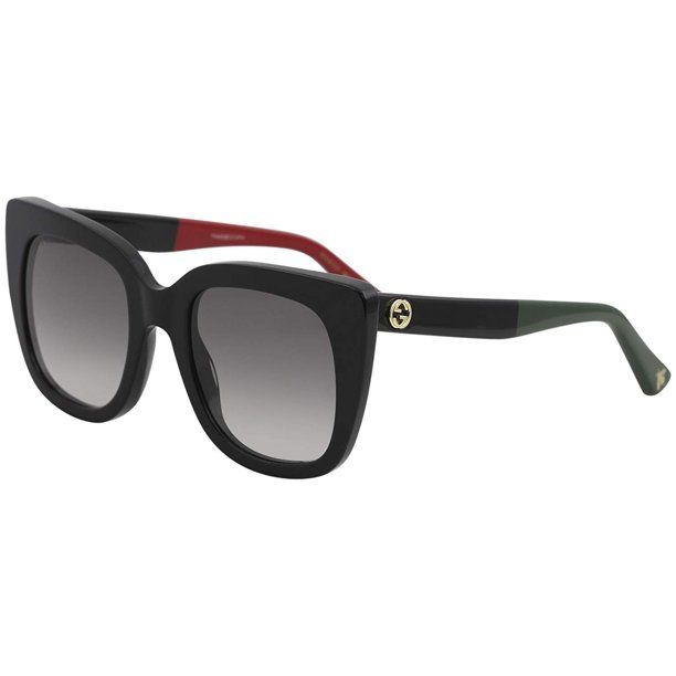 Gucci GG0163S Oversize Rectangular Sunglasses 51 mm | Walmart (US)