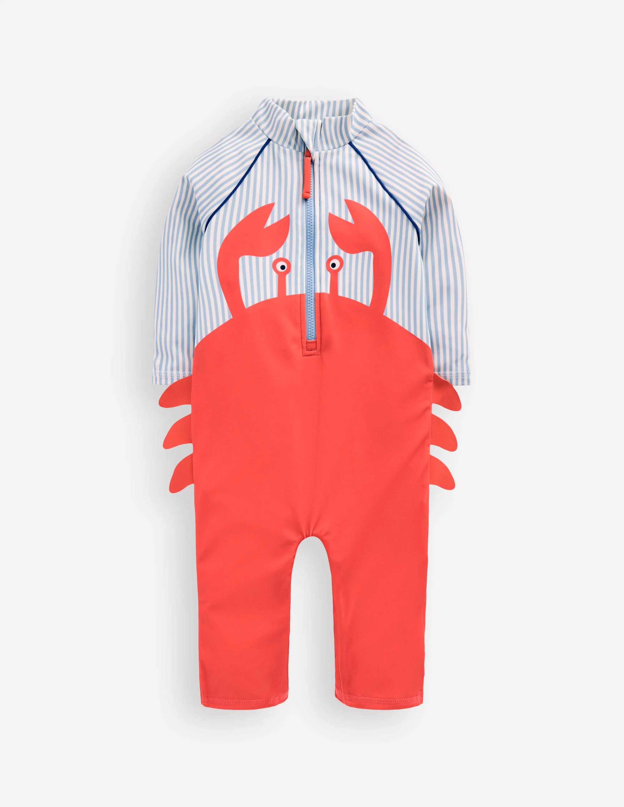 Logo Sun Safe Surfsuit-Glacier Blue Crab | Boden (US)