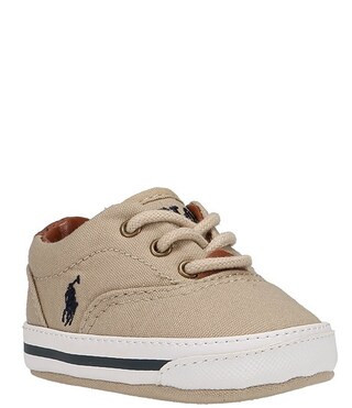 Polo Ralph Lauren Boys' Vaughn Canvas Sneaker Crib Shoes (Infant) | Dillard's | Dillard's