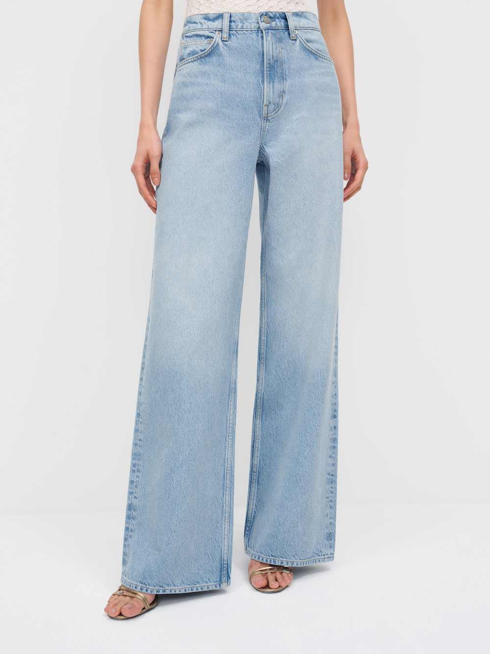 Cary High Rise Slouchy Wide Leg Jeans | Reformation (Global)
