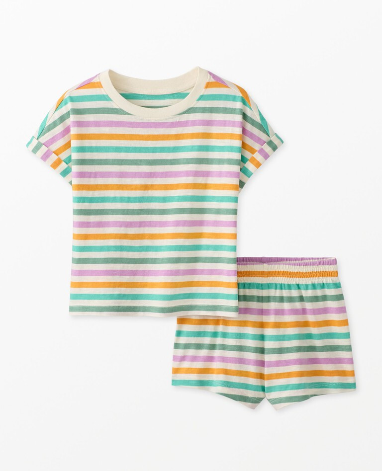 Boxy T-Shirt & Shorts Set | Hanna Andersson