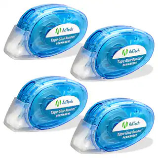 AdTech™ Permanent Tape Glue Runners, 4ct. in Clear | 0.31" x 8.75yd | Michaels® | Michaels Stores