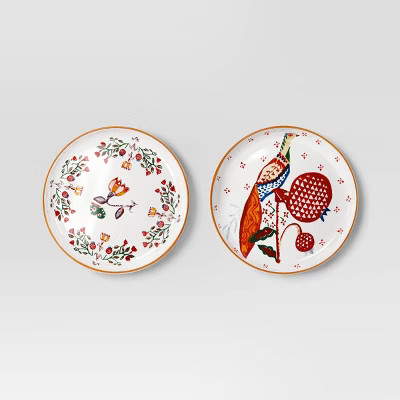 7" 2pk Stoneware Layering Plates - Threshold™ | Target