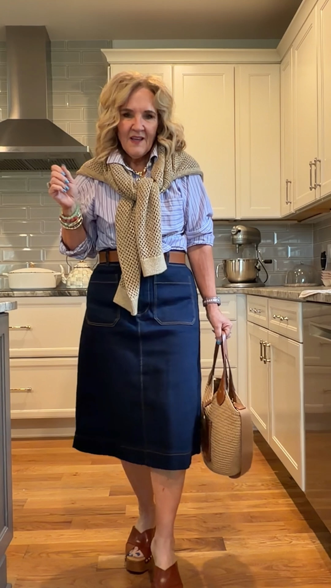 Use code NANETTE20 for 20% off Allie & Bess! 
Blouse size small and still roomy 
Skirt size medium 
I’m wearing a pair of Anthro clogs but I did just find these really cool Walmart clogs that are on order

#LTKOver40 #LTKWorkwear #LTKdayinmylife

#LTKOver40 #LTKSaleAlert #LTKWorkwear