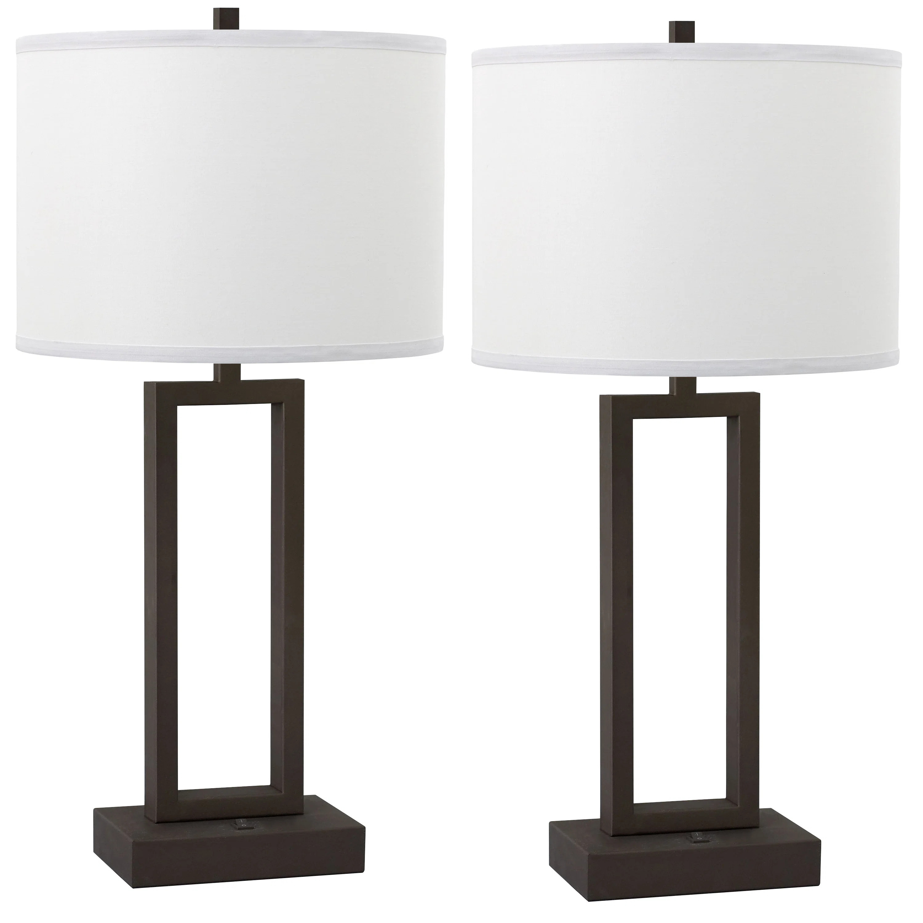 Truly Yours Metal Table Lamp (Set of 2) | Wayfair North America
