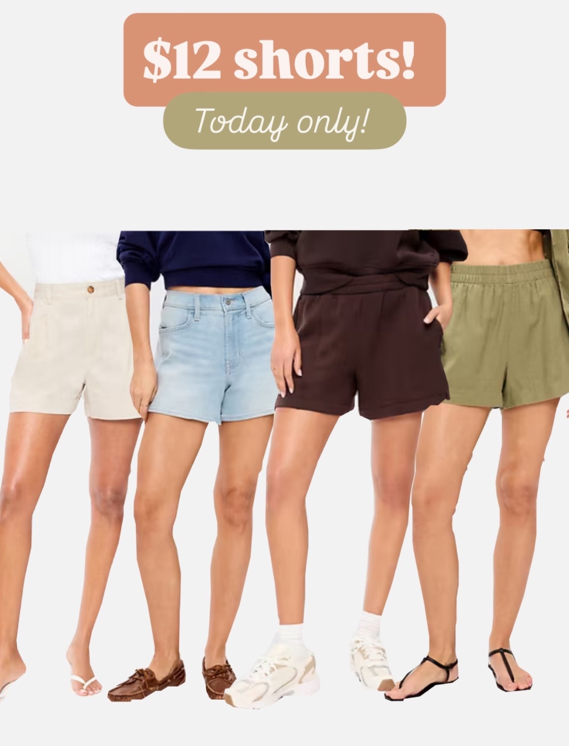 $12 shorts today at Old Navy for the entire family from denim shorts to lounge and athletic shorts

#LTKSeasonal #LTKSaleAlert #LTKTall