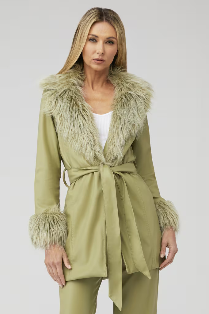 PENNY LANE FAUX LEATHER COAT | FashionPass