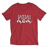 Baseball Mom Unisex V-neck T-shirt - Baseball Mom Shirts | Amazon (US)