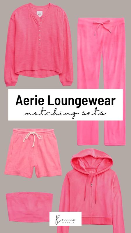 Matching lounge sets from Aerie have landed and there are tons of cute color options for the winter-to-spring transition! 😍 Select pieces are on sale now! Midsize Loungewear | Matching Set | Athleisure | WFH Outfit | Comfy Clothes | Midsize Fashion

#LTKcurves #LTKsalealert #LTKunder50